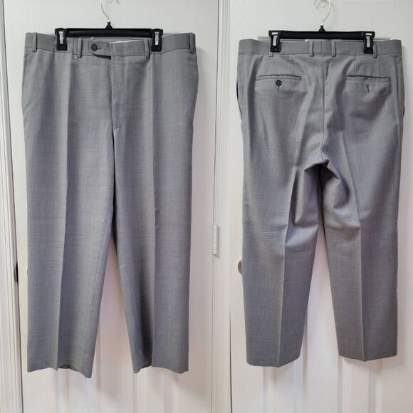 Peter Millar Tailored Wool Grey Suit 44R - Picture 7 of 12